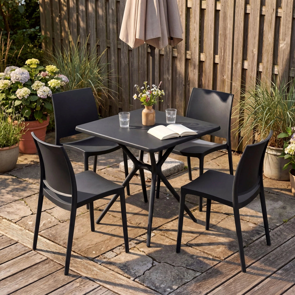 Gartenmцbel-Set Amino mit 4 Stьhlen