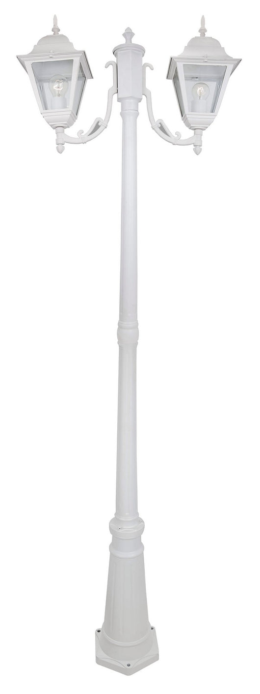lampione 'new york' cm 200 a 2 luce bianco cod:ferx.38894