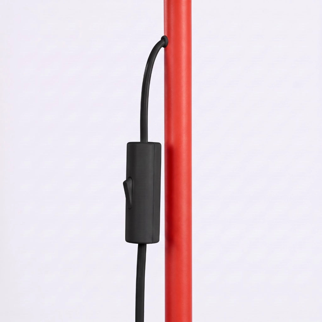 Lampada da terra RAYO 1 rossa