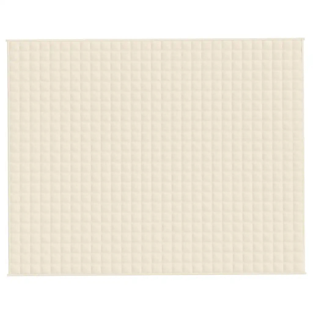 Coperta Ponderata Crema Chiaro 235x290 cm 15 kg Tessuto 350823