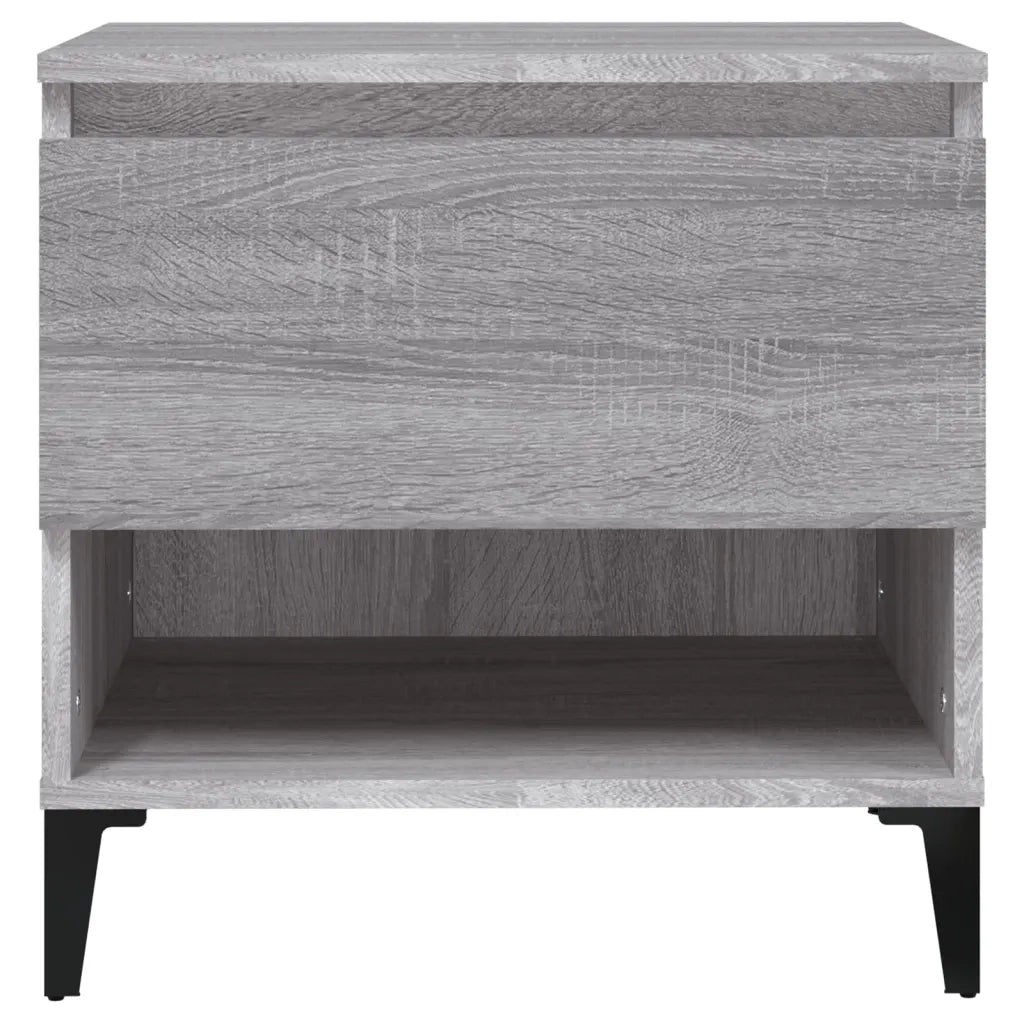 Tavolini 2 pz Grigio Sonoma 50x46x50 cm in Legno Multistrato 819561