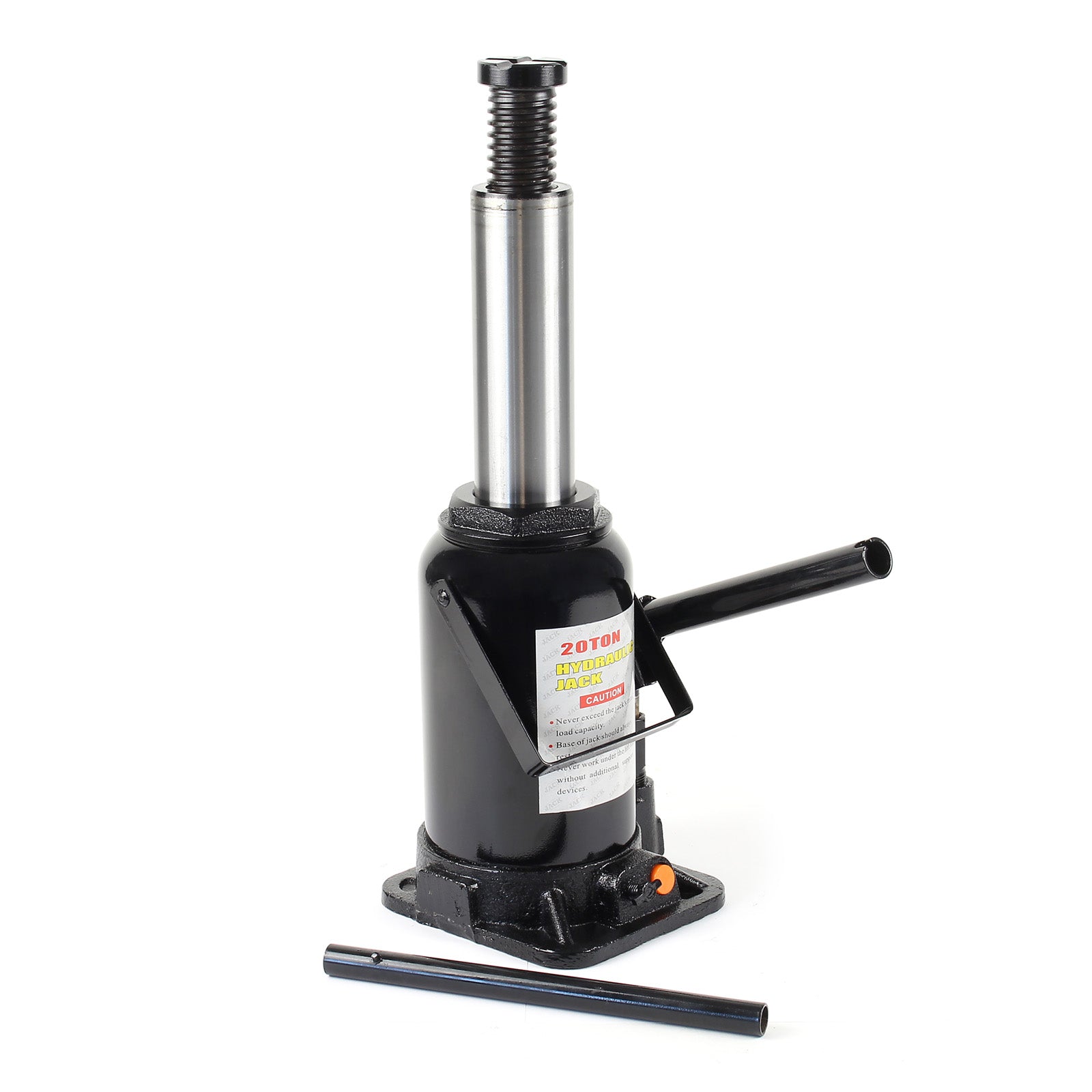 Cric a bottiglia da 20 t abbassamento lento 244-449 mm Martinetto idraulico
