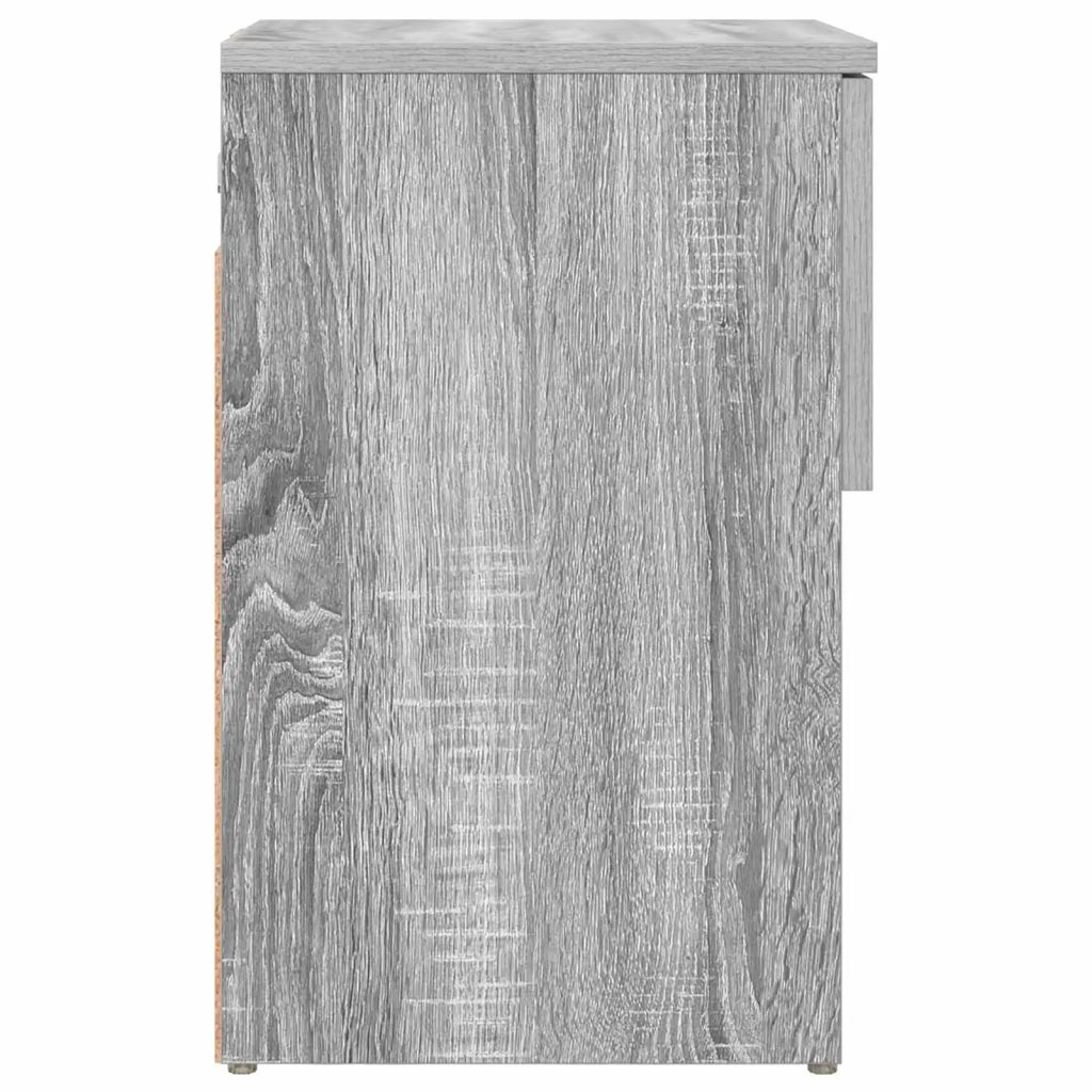 Armadietto per letto 2 pz Grigio Sonoma 29 x 31,5 x 49 cm CFW2676032