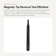 Strumento di rimozione magnetica per clip - Raccoglitore magnetico - Facile da utilizzare - Uso in ufficio/casa/scuola - Efficiente e risparmia tempo - Rimuove clip senza strappare carta - Rimosso di stuzzicadenti