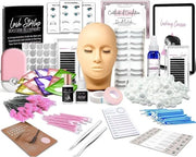 Pacchetto di Avvio per Estensioni Ciglia con Manichino - Per Principianti e Professionisti - Set di Esercizio per Estensioni Ciglia - Kit di Sollevamento Ciglia - Set di Sollevamento Ciglia