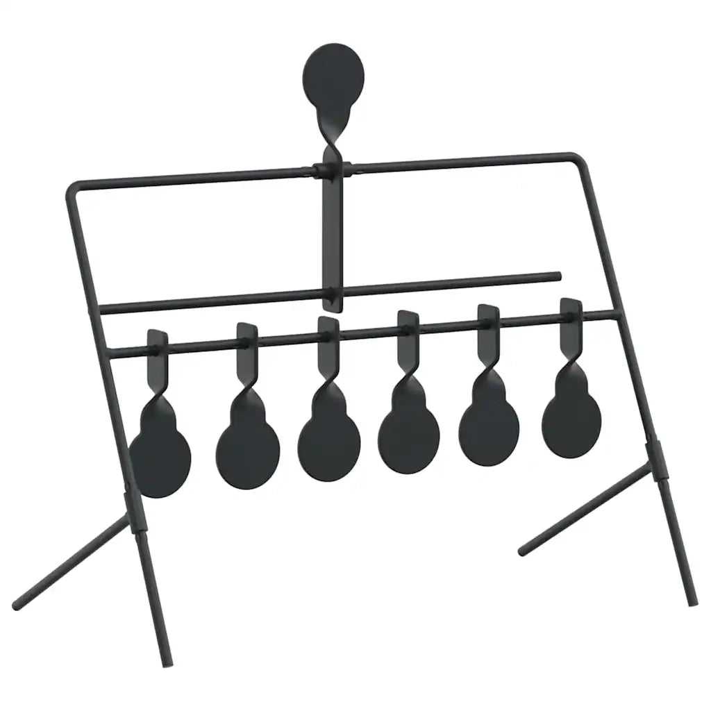 Bersaglio che si ripristina Nero 38 x 20 x 33.5 cm Acciaio CFW4025198
