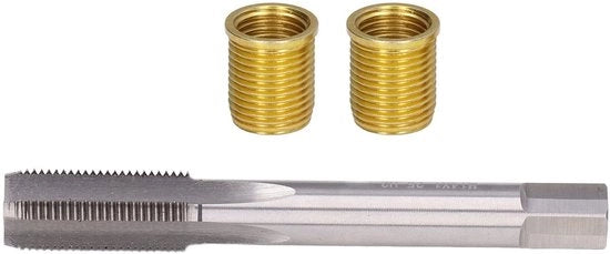 Set di riparazione professionale - attrezzi per fai da te - filo di acciaio inox - pezzi di ricambio M12 x 1,25 - pompa a vite in acciaio - riparazione di attrezzi per fai da te