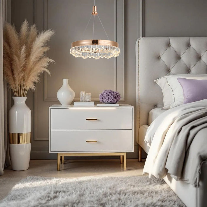 Lampada A Sospensione Led Lhj097-cp Gold