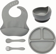 Primo Set da Cucina per Bambini: Servizio Completo in Silicone con Tecnologia di Applicazione