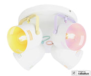 Faretto soffitto bambini bianco multicolor 4xE14 Rabalux Minuet