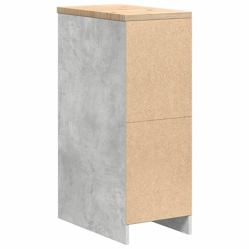 Armadietto da Garage Grigio cemento 30x51x85 cm CFW8475340