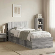 Testata del letto Grigio Sonoma Legno ingegnerizzato 8001198