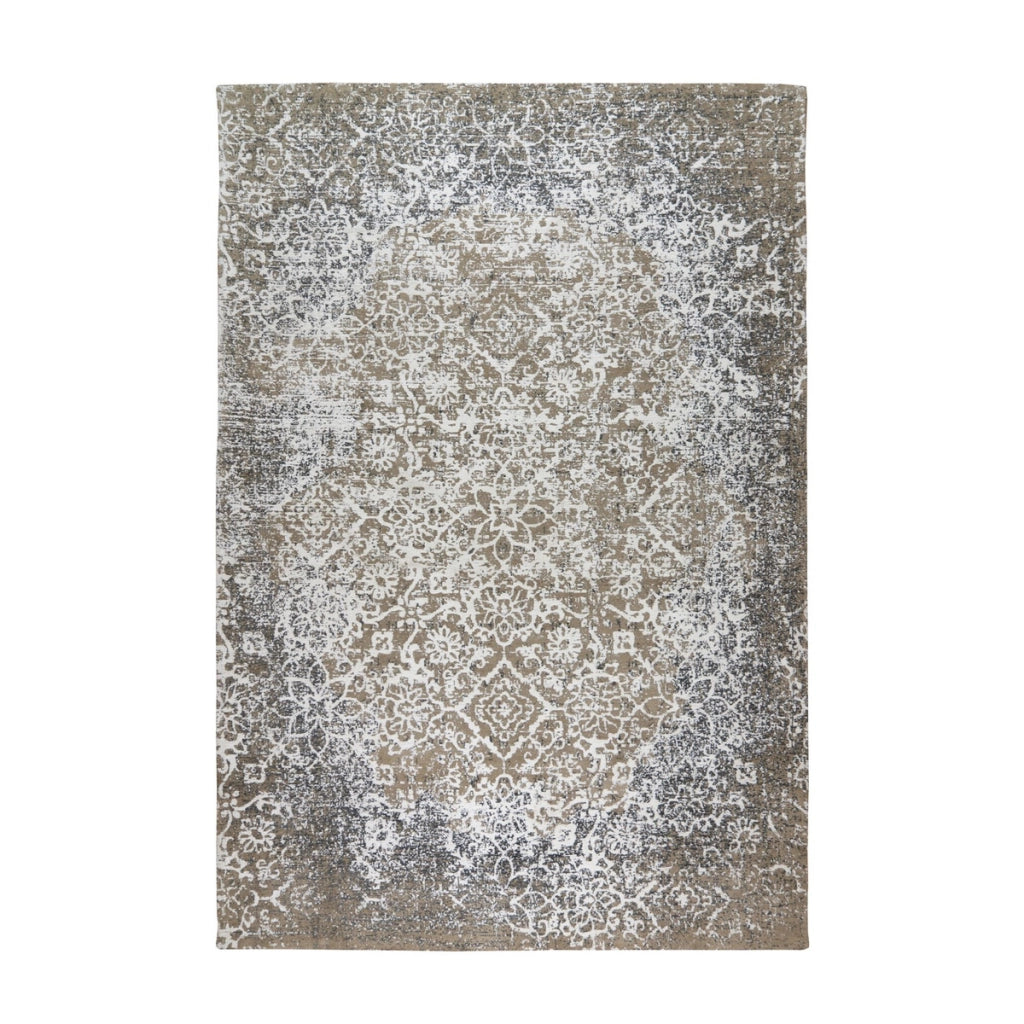 Tappeto Jacquard River 160 in Cotone Verde Oliva