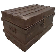 Valigia artigianale in metallo, 67x37x25h cm