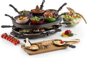 Impastatrice elettrica da 8 persone - 1200 W - 8 persone - Antiaderente - Nero