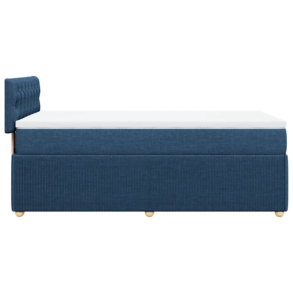 Giroletto a Molle con Materasso Blu 90x200 cm inTessuto 3289652