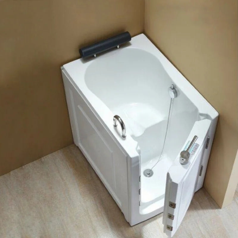 Vasca da bagno per disabili 101x72x100 porta con apertura a destra