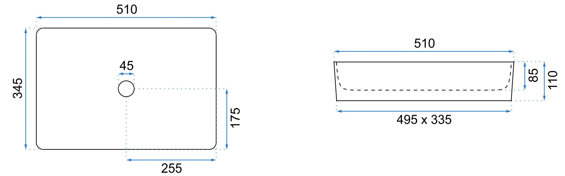 Lavabo Da Appoggio Rea Avia