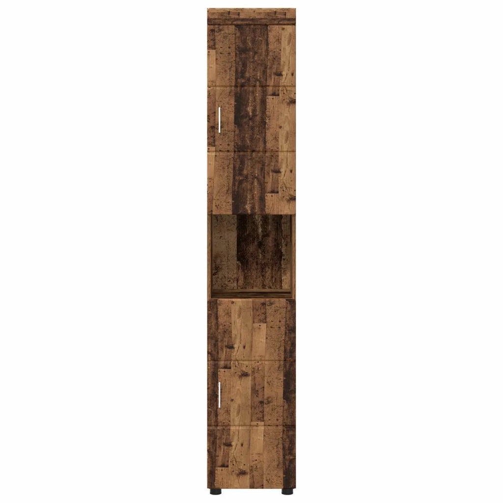 Set di Armadi da Bagno TULUM Legno vecchio 37 x 31,5 x 203 cm