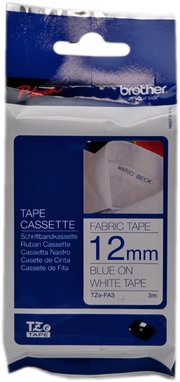 Brother TZE-FA3 nastro per etichettatrice Blu su bianco