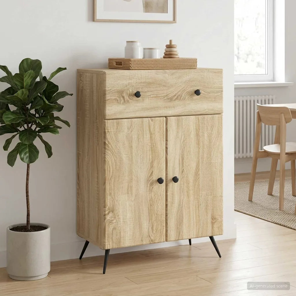 Credenza Rovere Sonoma 66 x 34,5 x 90 cm Legno ingegnerizzato 895557