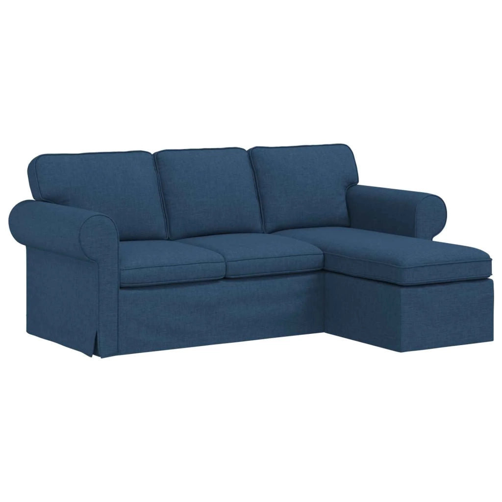Divano Blu 195 x 138 x 80 cm Tessuto 42024333