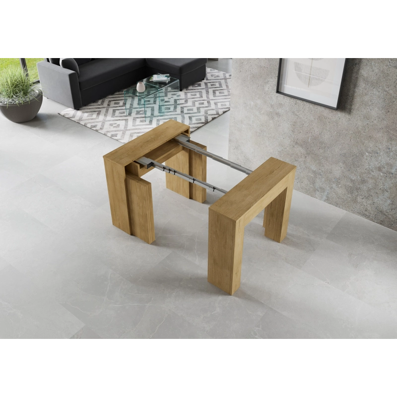 Consolle allungabile 90x49/307 cm Extra - Quercia Natura