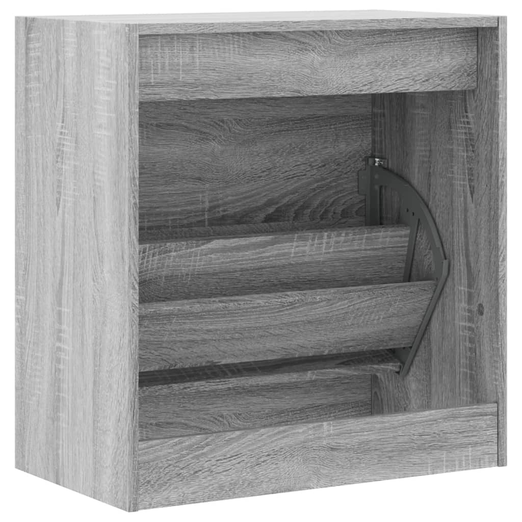 Scarpiera Sonoma 60 x 34 x 63,5 cm legno ingegnerizzato grigio 02_0043428
