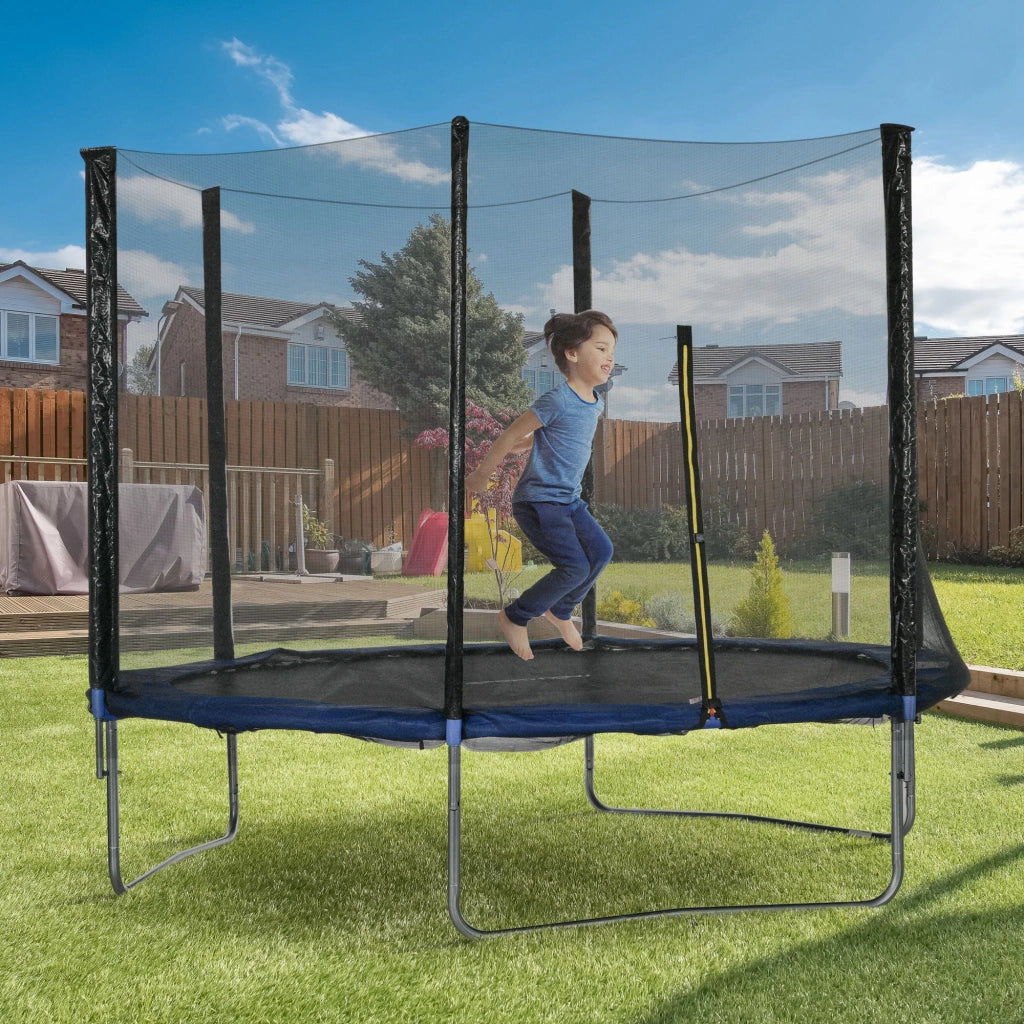 Trampolino da Giardino con Rete di Sicurezza ¨C zephmum ¨C ?305 cm