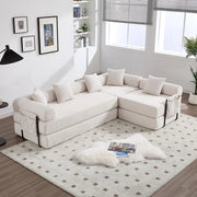 Divano modulare familiare - Xylo - Con contenitore, imballo sottovuoto, beige