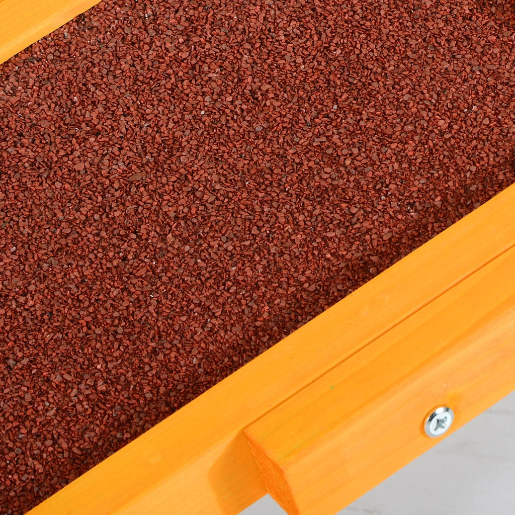 Giochi da arrampicata in legno di pino con superficie antiscivolo per cani fino a 30 kg colore legno naturale