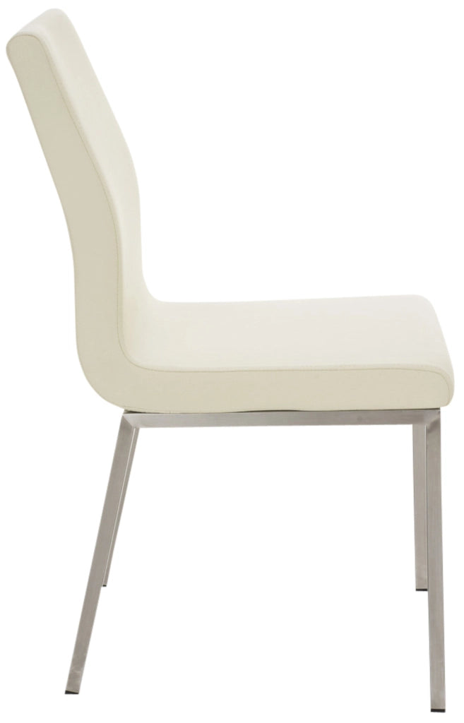Set di 2 sedie da pranzo Colmar crema