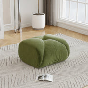 DIVANO Modulare in Chenille Verde con schiuma 32D