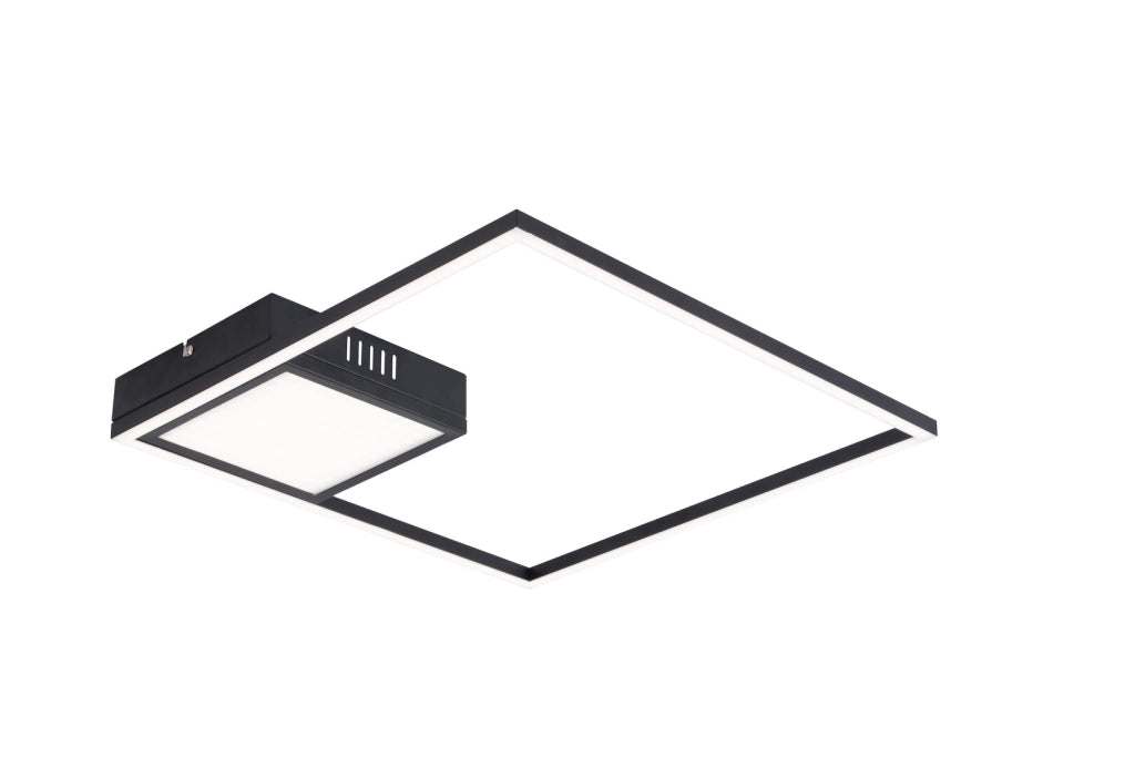 Plafoniera LED Rabalux Sirius 30W nero opaco 40cm 4000K
