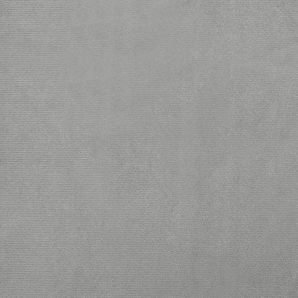Lettino per Cani Grigio Chiaro 66x40x45 cm in Velluto CFW5326912