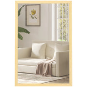 Specchio da Parete Rettangolare ¨C Xylo ¨C Cornice Legno Naturale 60x40 cm