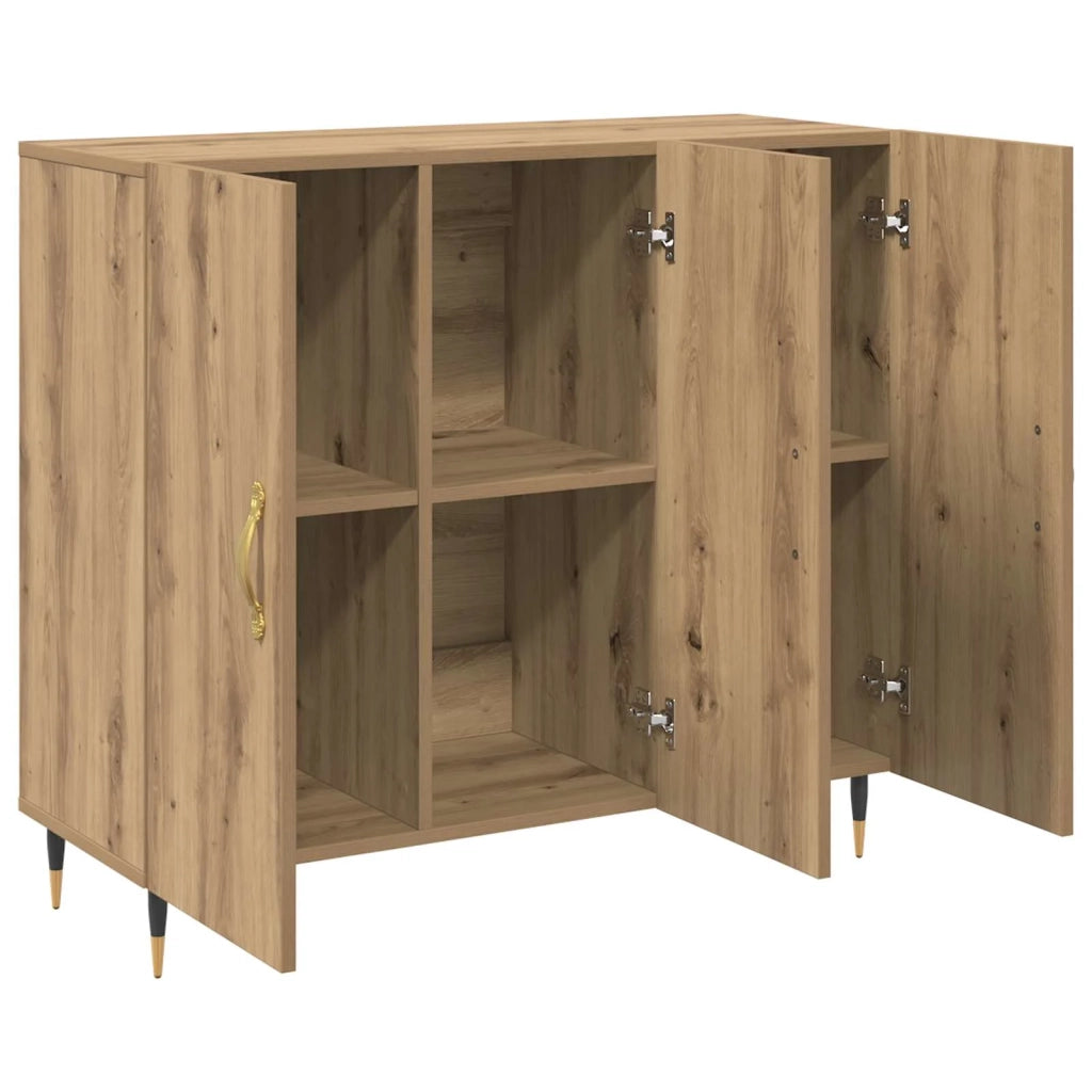 Credenza Rovere artigianale 90 x 34 x 80 cm Legno multistrato 879580