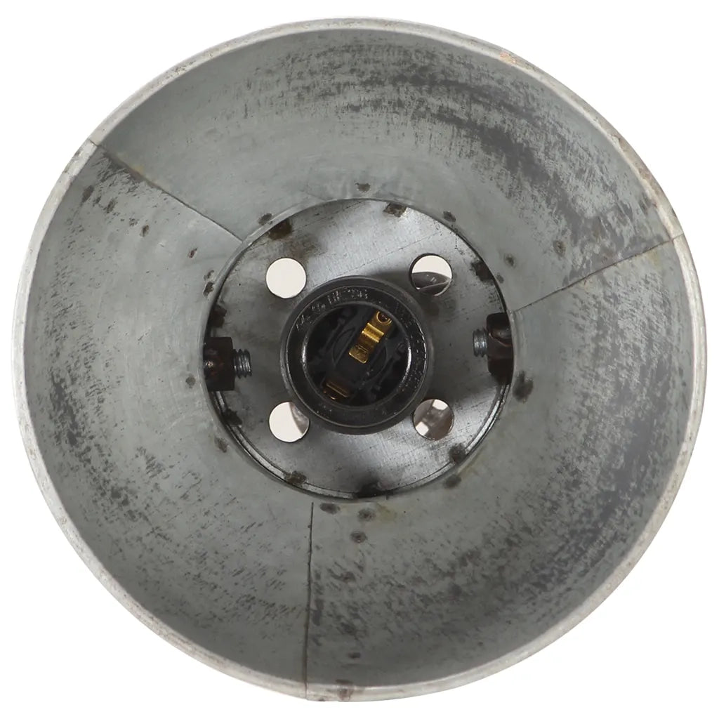 Lampada da Pavimento con 2 Paralumi Argento E27 in Ghisa CFW5499510