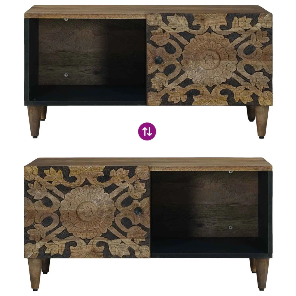 Tavolino da salotto Marrone 80 x 50 x 40 cm