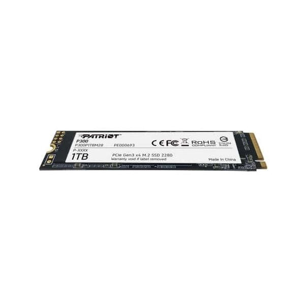 Patriot ssd p300 1tb m2 2280 pcie gen3, 2100mbs/1650mbs r/w - P300P1TBM28