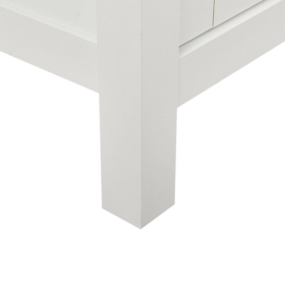 Mobile TV moderno scaffale mobili soggiorno 140 cm crema e legno chiaro