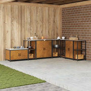 Stoccaggio in cucina Ruggine 40 x 50 x 92 cm Acciaio 874974
