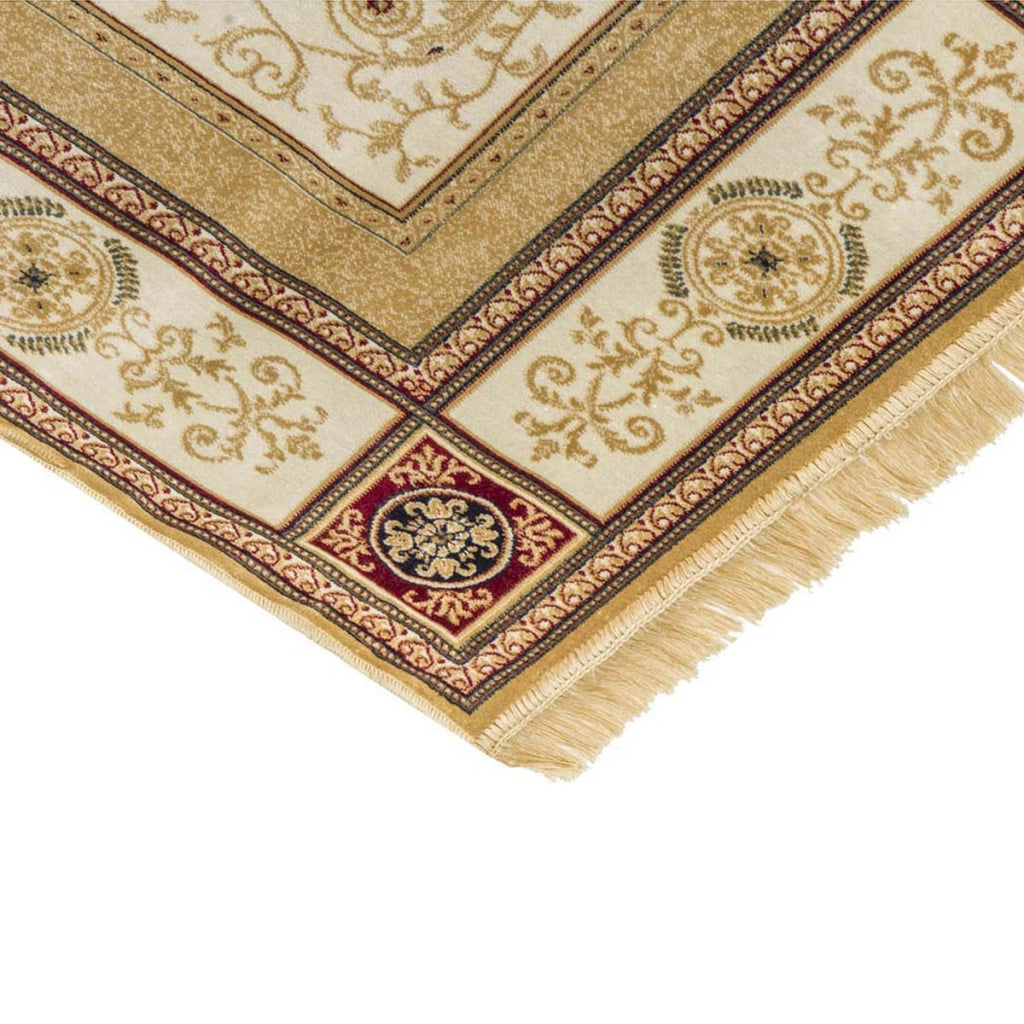 Tappeto RUBINE 350 Imperial ORO cm.200x290 disegno classico persiano stile orientale tradizionale. Tappeto salotto, soggiorno, camera da letto, ingresso, corridoio.