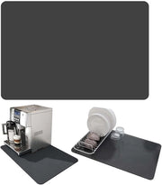 Matte da parete - Microfibra di alta qualità - Grigio scuro - Per cucina e bagno