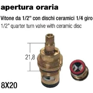 Vitone gn 90 sx h.21,8 b.8x20 pa ini 53cc581as