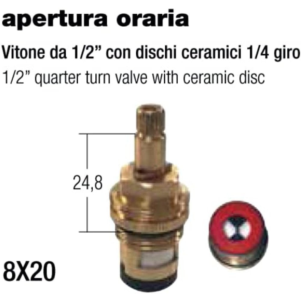 Vitone gn 90 sx h.24,8 b.8x20 pa ini 53cc581asa
