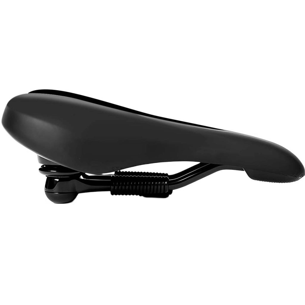 Sella ergonomica per bicicletta 27 x 17 cm con molle per bici da città e MTB Nero Avizar