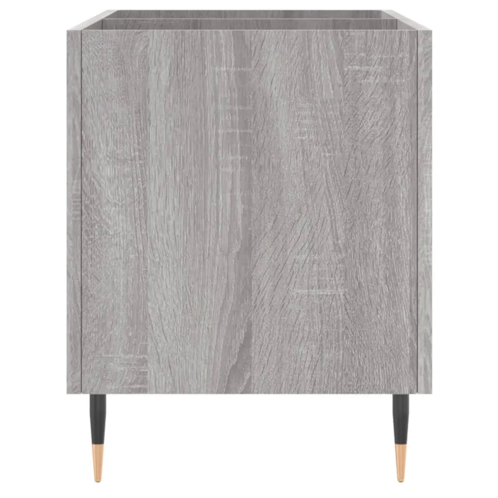Mobile Porta Dischi Grigio Sonoma 74,5x38x48 Legno Multistrato 831722
