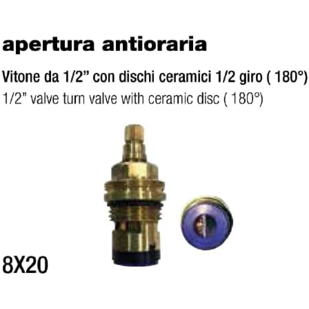 Vitone gn 180 dx h.21,8 b.8x20ma rcato paini 53cc581zd