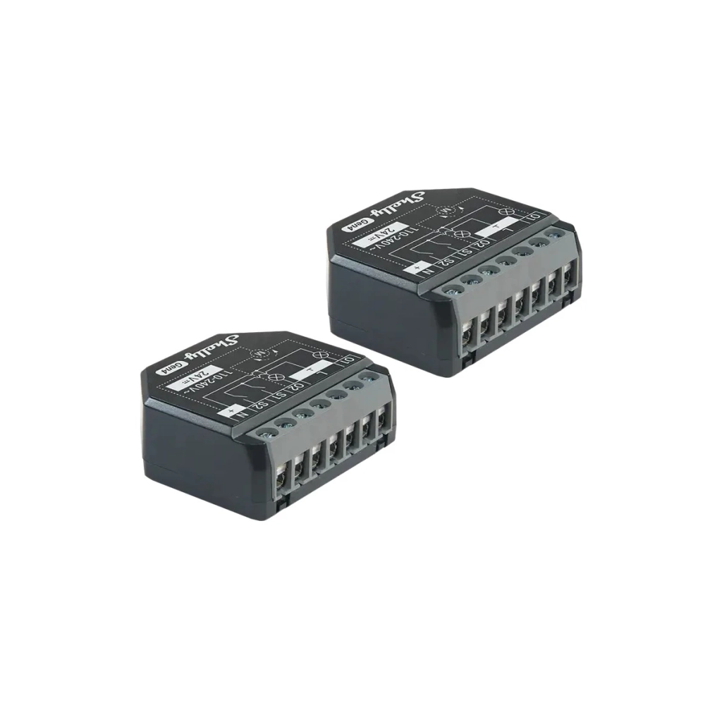 Shelly2PMGen4confezioneda2-interruttorerelèconmisurazionedellapotenza2x10A(WiFi,Bluetooth,Zigbee,Matter)